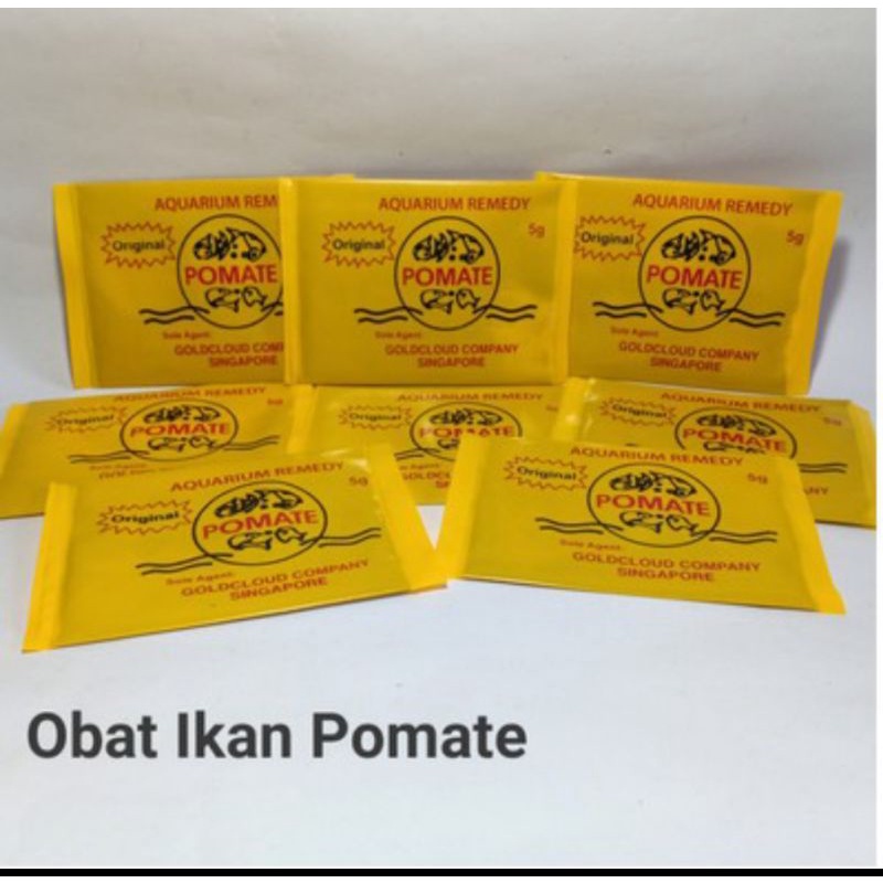 Obat ikan Pomate Singapura Berhologram / Pomet singapur / Pomate Singapore