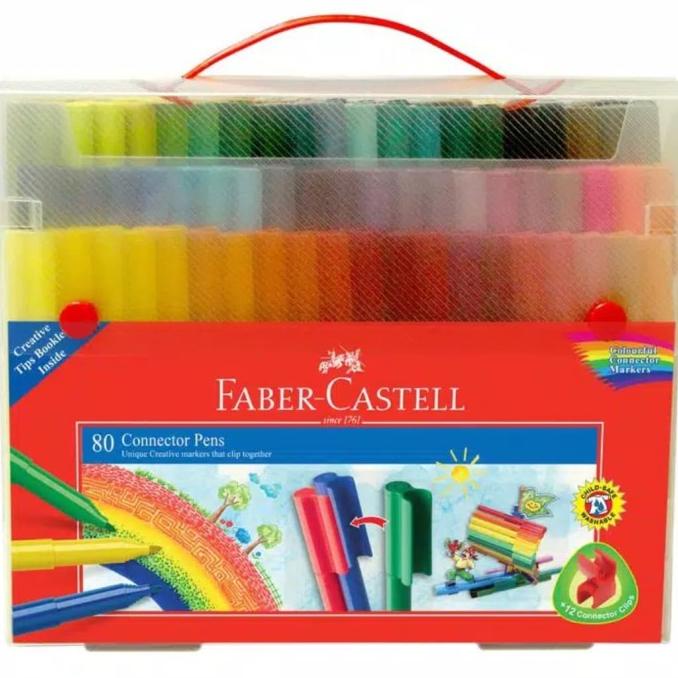 

Spidol Connector Pen Faber Castell 80 Warna ---READY---