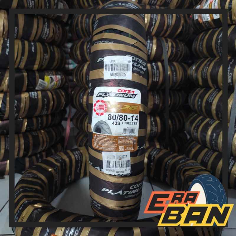 BAN CORSA R26 80 80 RING 14 TUBELESS MATIC