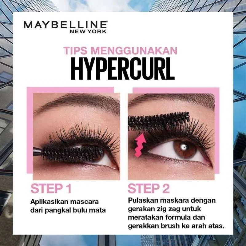 (Original BPOM) Maybelline Hypercurl Mascara | Mascara Maybelline Hypercurl Original