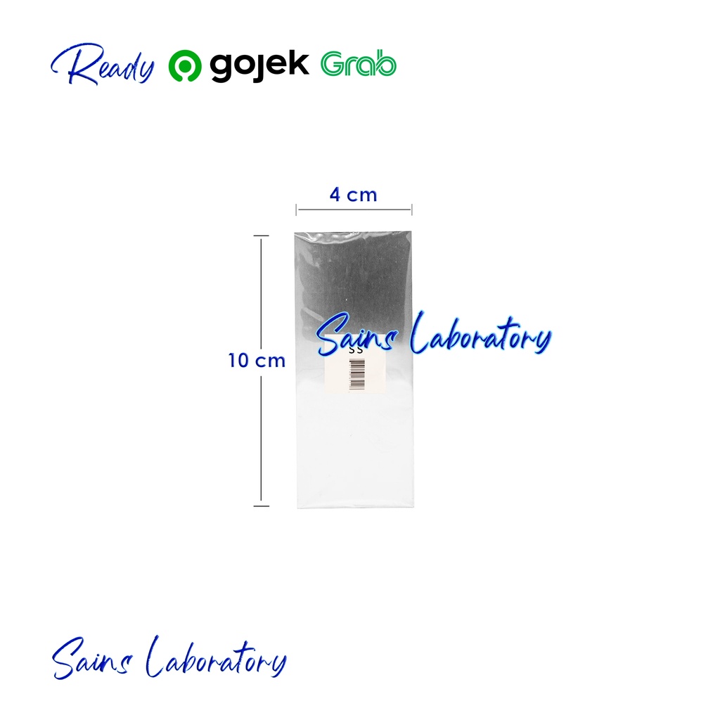 Elektroda Stainless Steel (Ss) Logam Plat Lempeng Stainless Baja Nirkarat Elektrolisis 1 Pcs