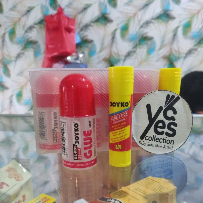 

Glue Lem Kertas 35 ml Tabung Joyko GL-R35 Stick Padat Cocok untuk diruamh sekolah Kantor ATK