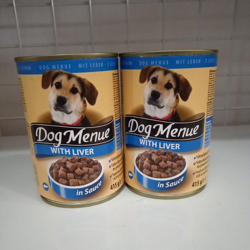 Dog Menue Kaleng 415gr | Dog Food Anjing With Liver In Seuce