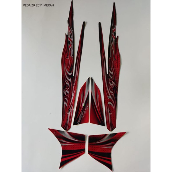 STRIPING VEGA ZR 2011 MERAH