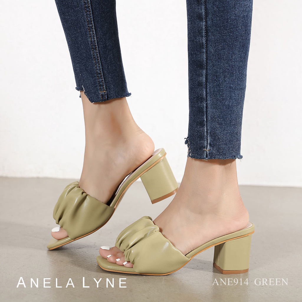 ANELA LYNE MULES HEELS STRAPS SHOES ONDINE ANE914 ORIGINAL