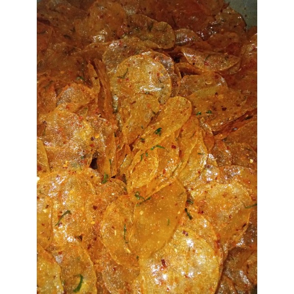 

KRIPIK KACA SEUHAH CABE MERAH DAUN JERUK (KRIPCA) RENYAH HOME MADE
