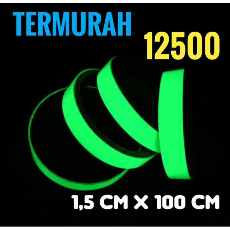 

Stiker GID Glow In the Dark lakban Luminous