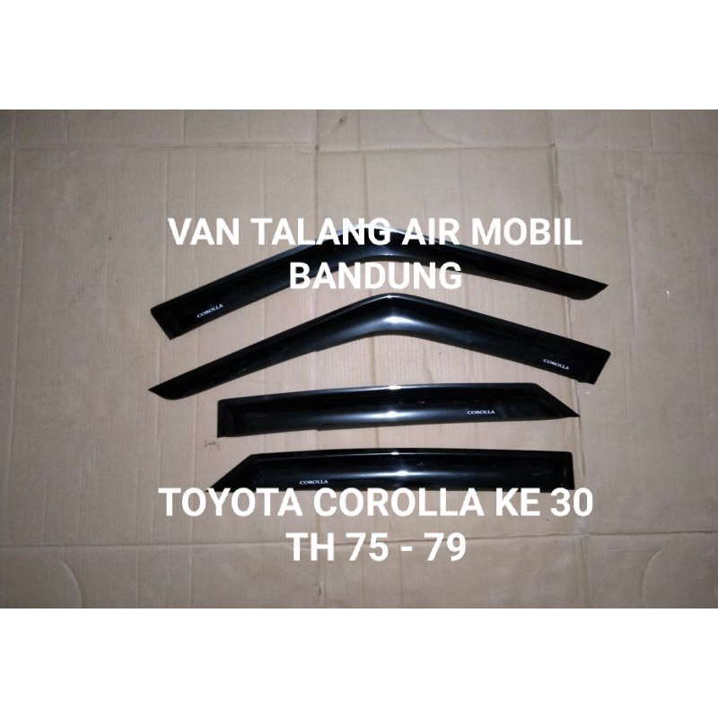 Talang Air Mobil Toyota Corolla KE - 30 Th 75-79