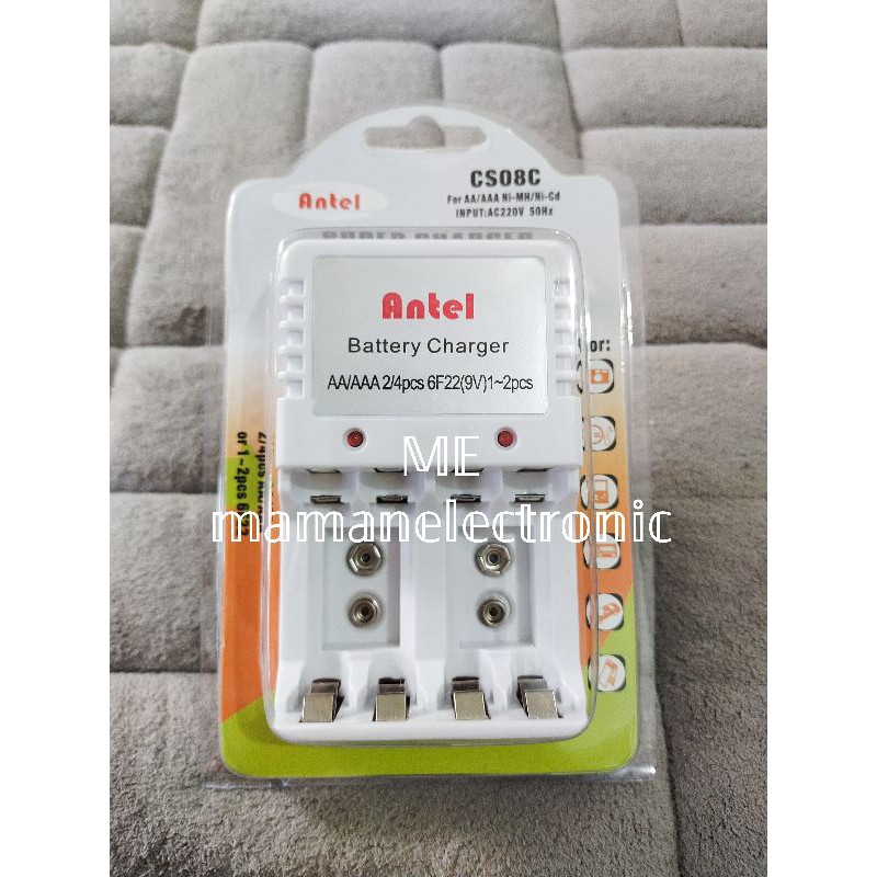 Charger Cas Baterai Batre AA AAA CS08C Astello Antel