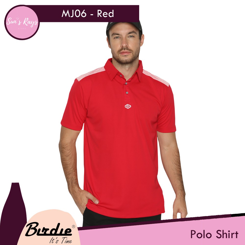 BIRDIE Matrix MJ06 Golf Shirt Male Kaos Golf Polo Pria Kaos Olahraga Kaos Atasan Berkerah Polo Shirt
