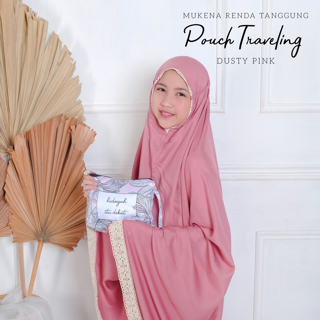 PUSAT MUKENA TASIK - MUKENA RAYON ANAK TANGGUNG TRAVELING POUCH 14-16 TAHUN