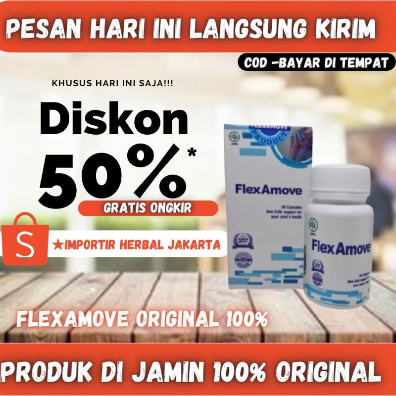 FLEXAMOVE ASLI 100% ORIGINAL OBAT SENDI DAN TULANG BPOM