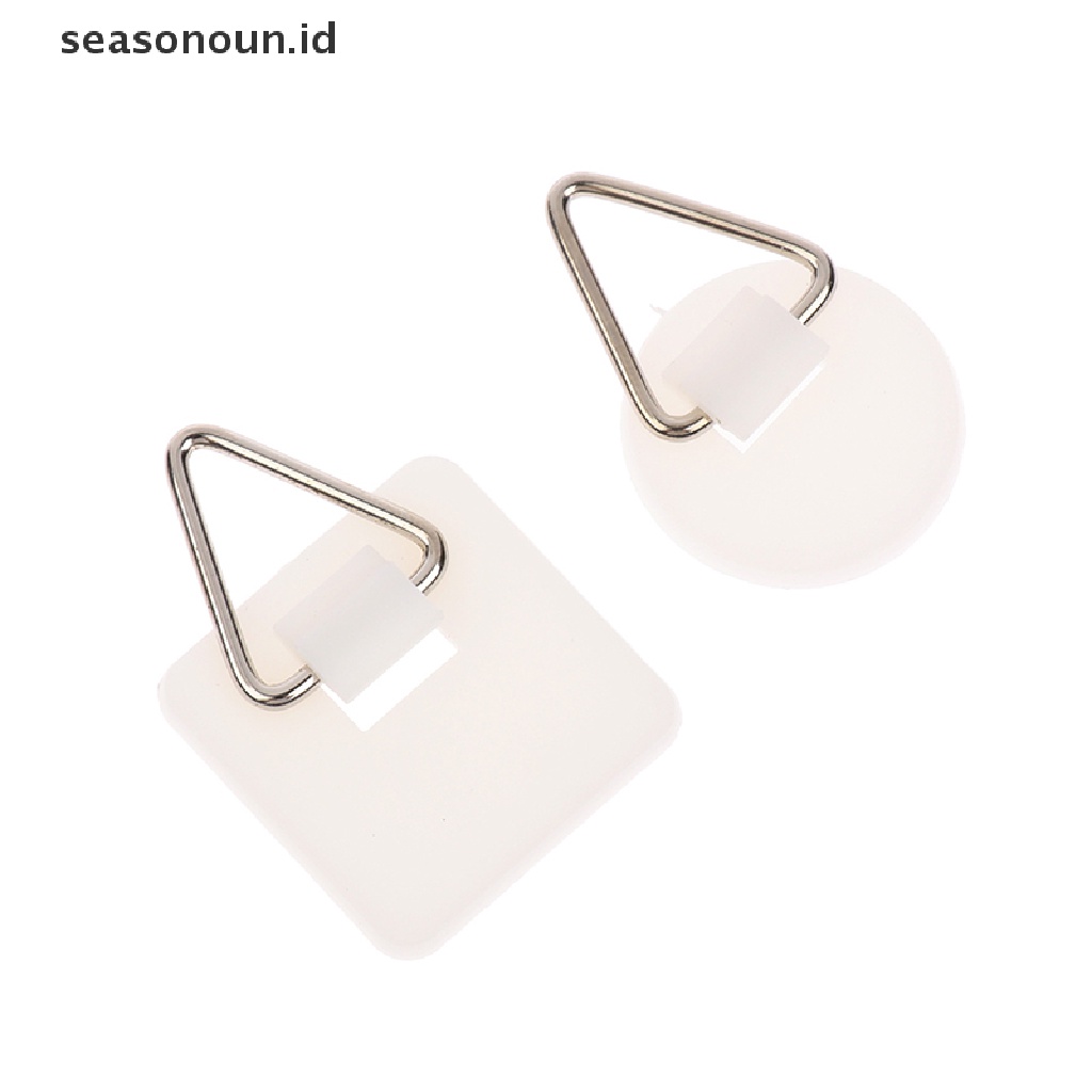 100 Pcs / Set Holder Gantungan Piring Model Vertikal Invisible Untuk Dinding