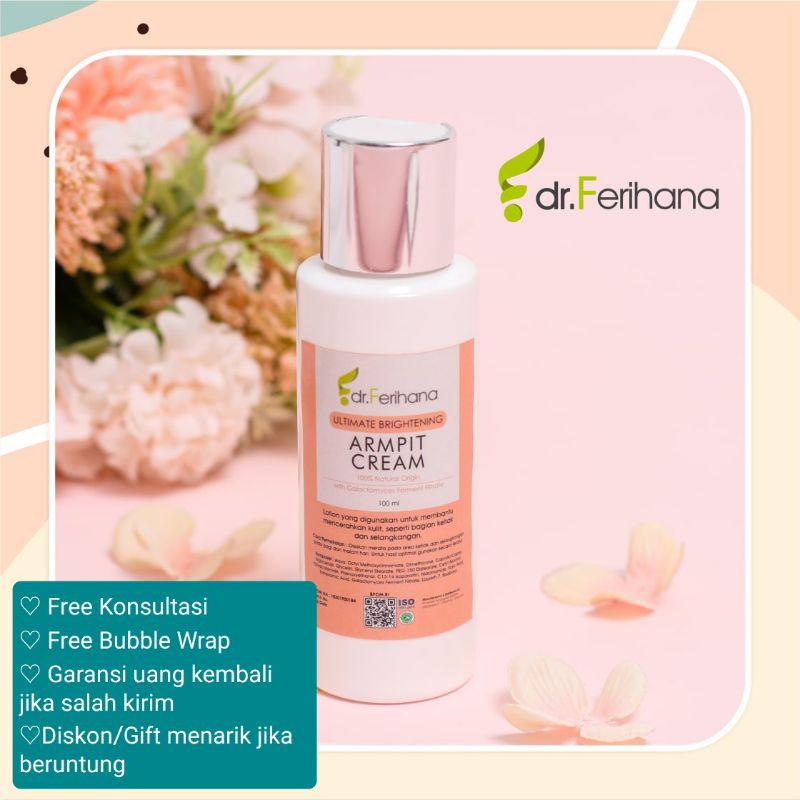 Ultimate Brightening Armpit Cream dr. Ferihana Cosmetics