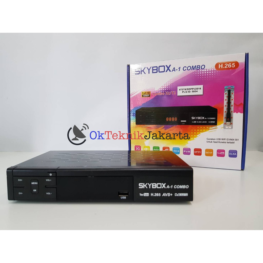 Receiver Parabola Skybox A1 COMBO HD DVB S2 Dan DVB T2 (2018)