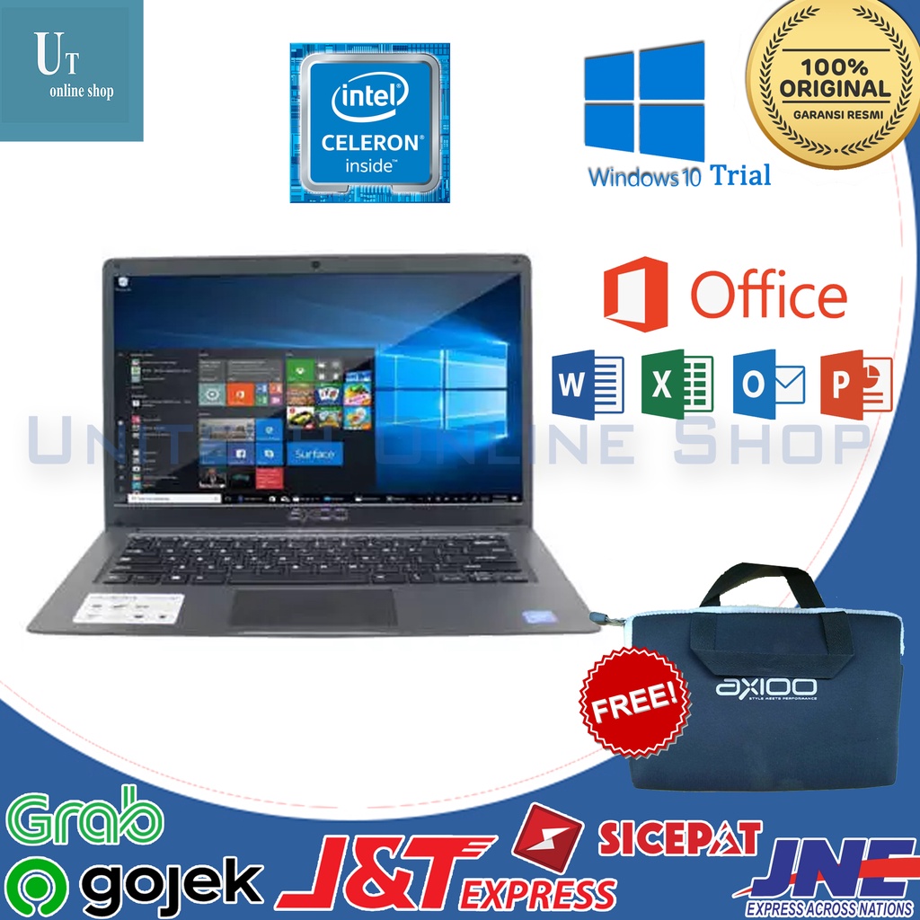 AXIOO MYBOOK 14 INTEL N4020 RAM 8GB SSD 256GB W10 TRIAL