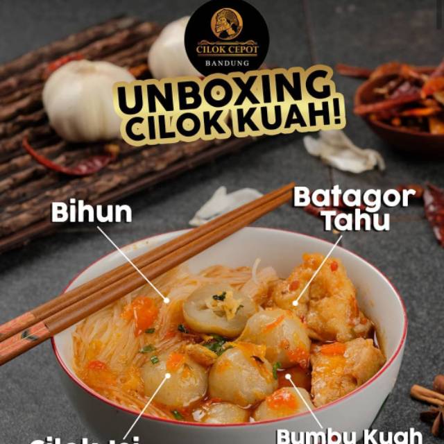 Cilok Cepot Kuah Pedas Bandung
