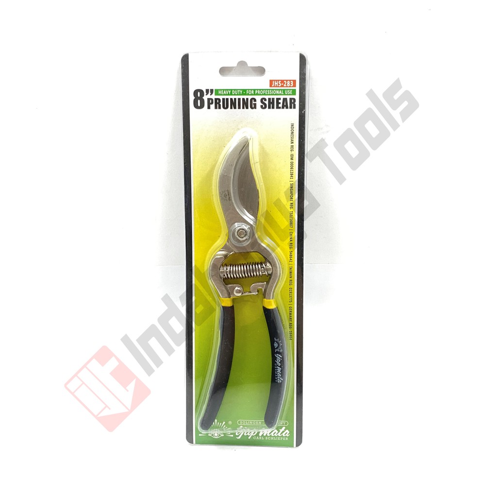 TJAP MATA JHS-283 Gunting Dahan 8 Inch - Pruning Shear Gunting Stek Batang Ranting GERMANY