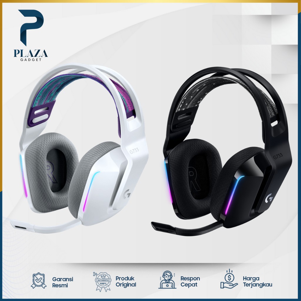 Headset Gaming Logitech G733 Lightspeed RGB Wireless - Logitech G733