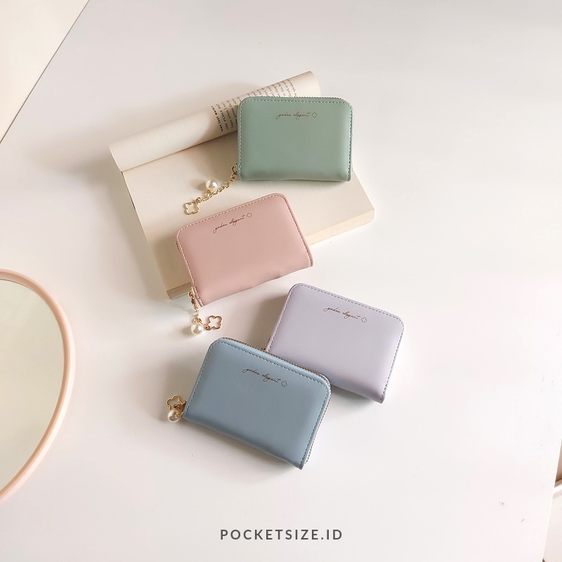 (cod) YADAS dompet kartu 11 slot sekat wanita/cewek import wallet freia