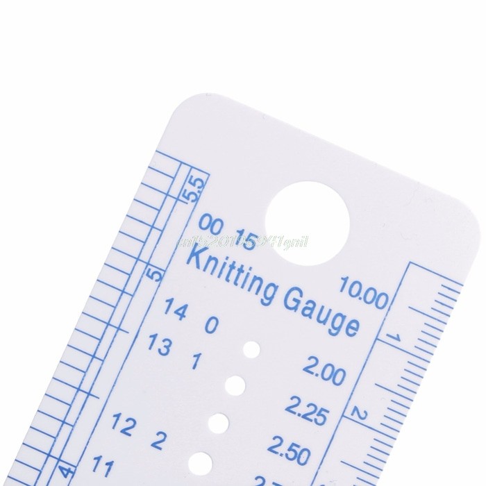 Kniting Gauge atau Alat Pengukur Jarum Rajut