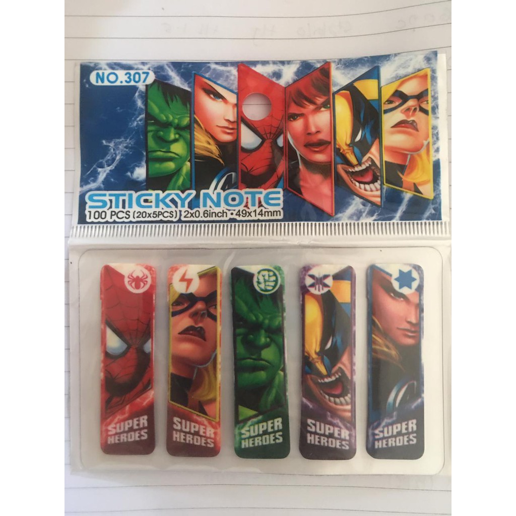 

Sticky Note Karakter Super Heroes 307