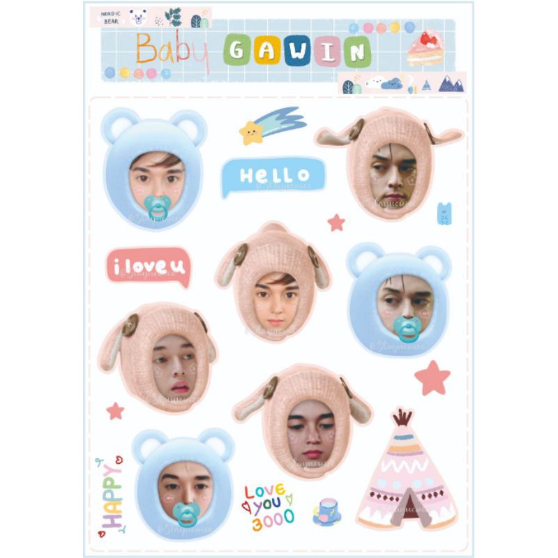 GAWIN STICKER | THAILAND STICKER | GAWIN CASKEY