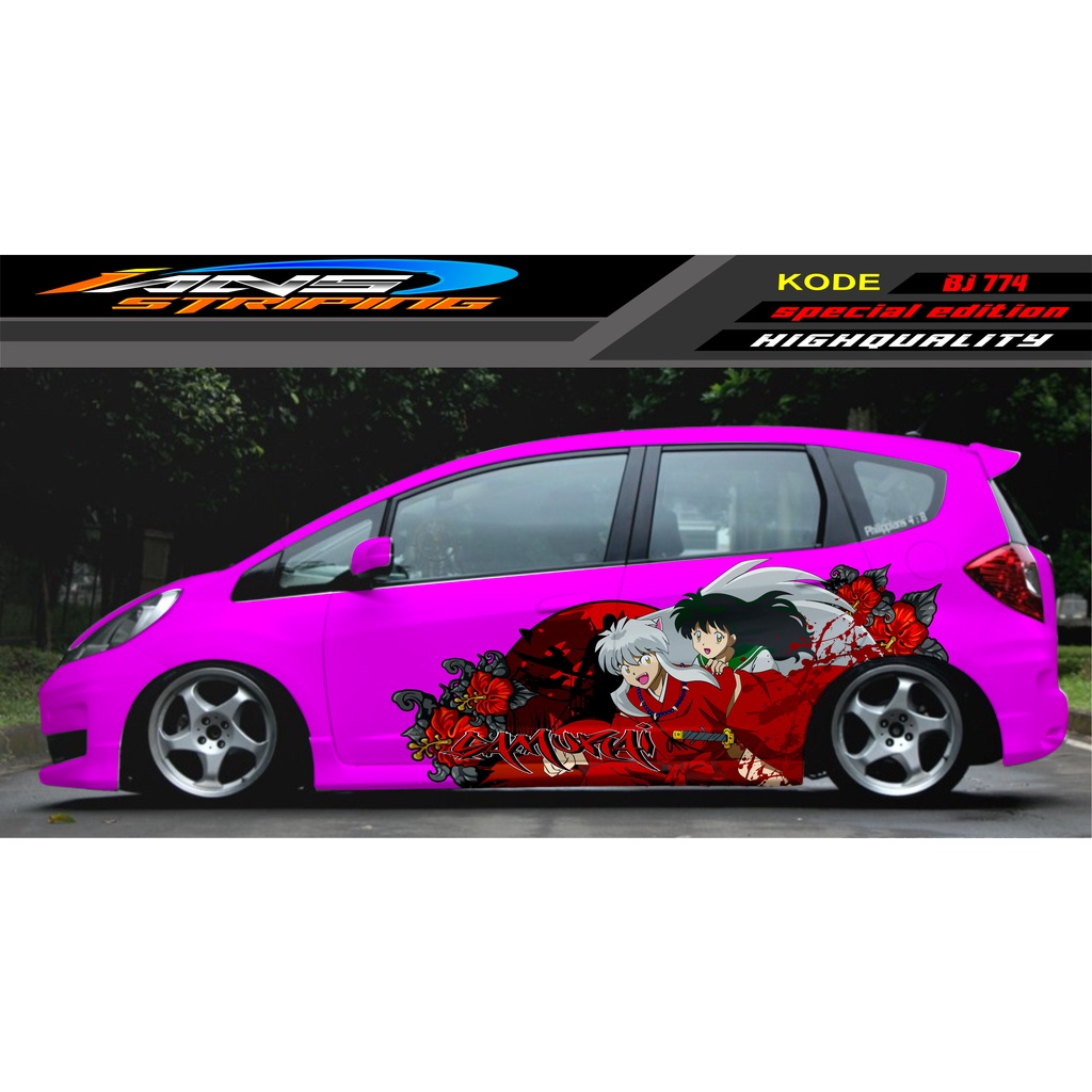 VARIASI STICKER MOBIL JAZZ BRIO AVANZA SIGRA YARIS / STIKER VARIASI MOBIL / MODIF STICKER MOBIL 620