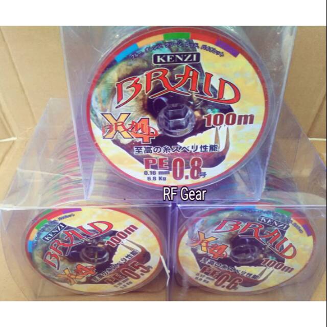 Benang PE Piranha X4 Kenzi Connecting Braid