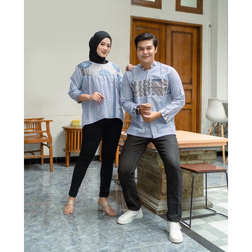 COD-US-BAJU COUPLE MUSLIM-COPLE KELUARGA MUSLIM-COUPLE BAJU KOKO DAN TUNIK-COUPLE LEBARAN