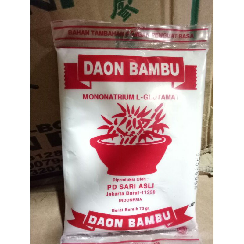 

Penyedap Rasa Daon Bambu / Vetsin Bambu 73gr