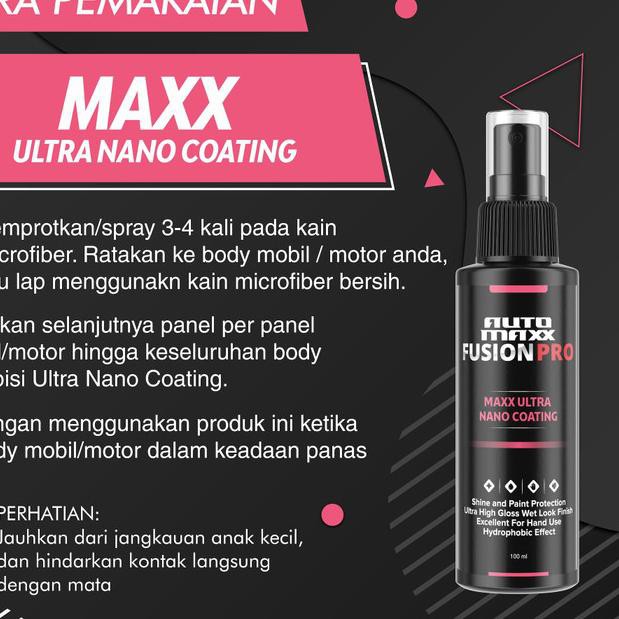 FR-753>> Maxx Ultra Nano Coating - Pengkilap Cat Mobil by AUTOMAXX FUSIONPRO