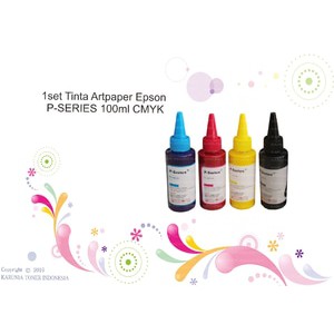 1set Tinta Artpaper Epson P-SERIES 100ml CMYK