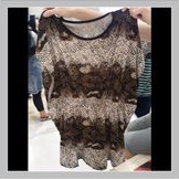 ZARA WOMAN ORI ASLI 100% SALE 80% Blouse Tshirt Kaos Wanita Leopard GARANSI TERMURAH Spandex Polos