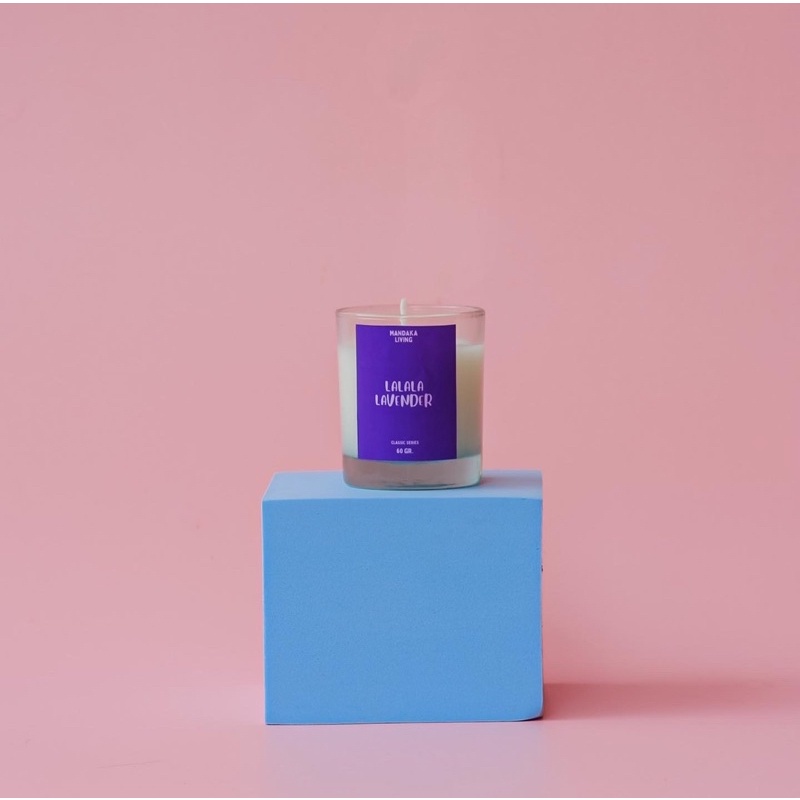 Classic Scented Candle 60 Gr.- Lilin aromaterapi - Gift Hadiah Souvenir