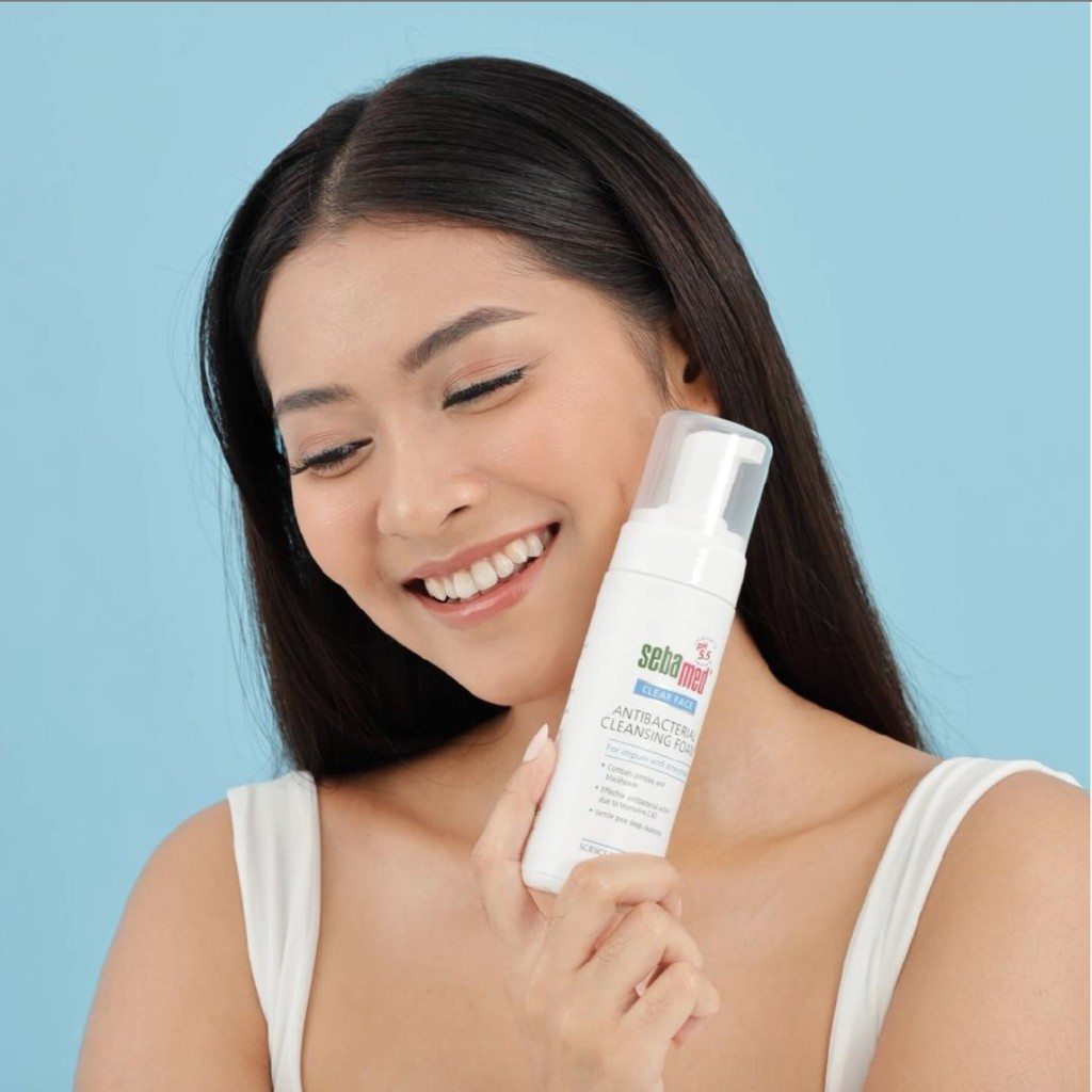 Sebamed Clear Face Antibacterial Cleansing Foam 150ml Anti Bacterial Acne Jerawat Berminyak