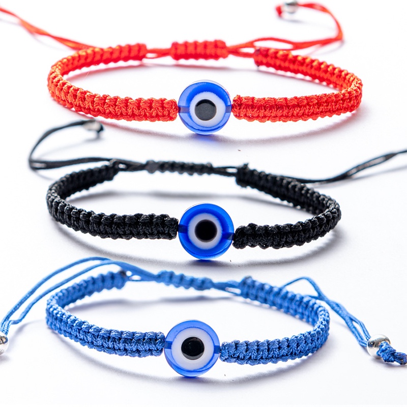 Gelang Tangan Adjustable Motif Mata Iblis Untuk Wanita  Fashion Accessories
