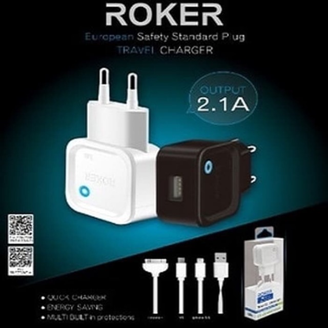 CHARGER - TC ROKER 2,1A TYPE-C RK-C01