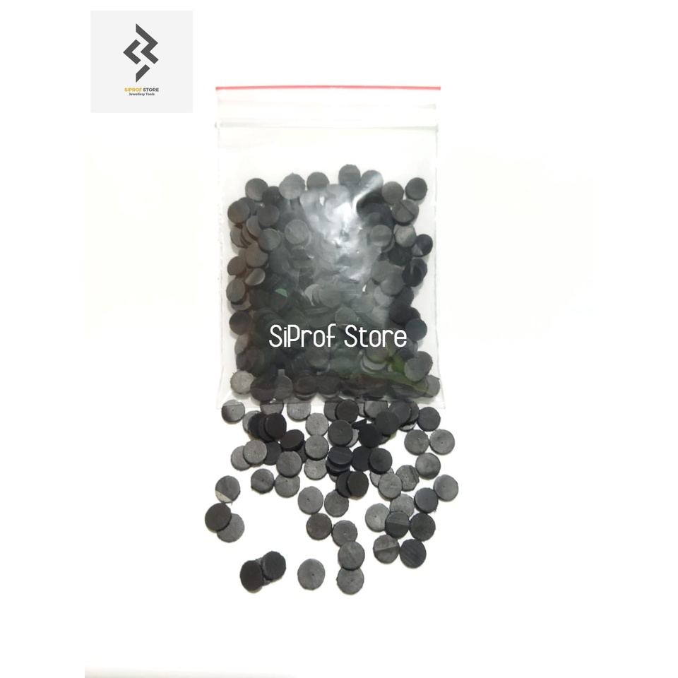 Karet Giwang Hitam Pongpok Suweng Karet Penahan Belakang Anting Tindik isi 15gr