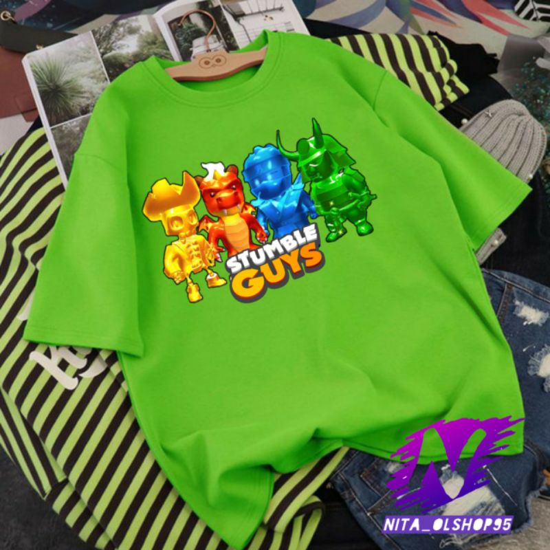 baju stumble guys kaos anak stumble guys skin spesial