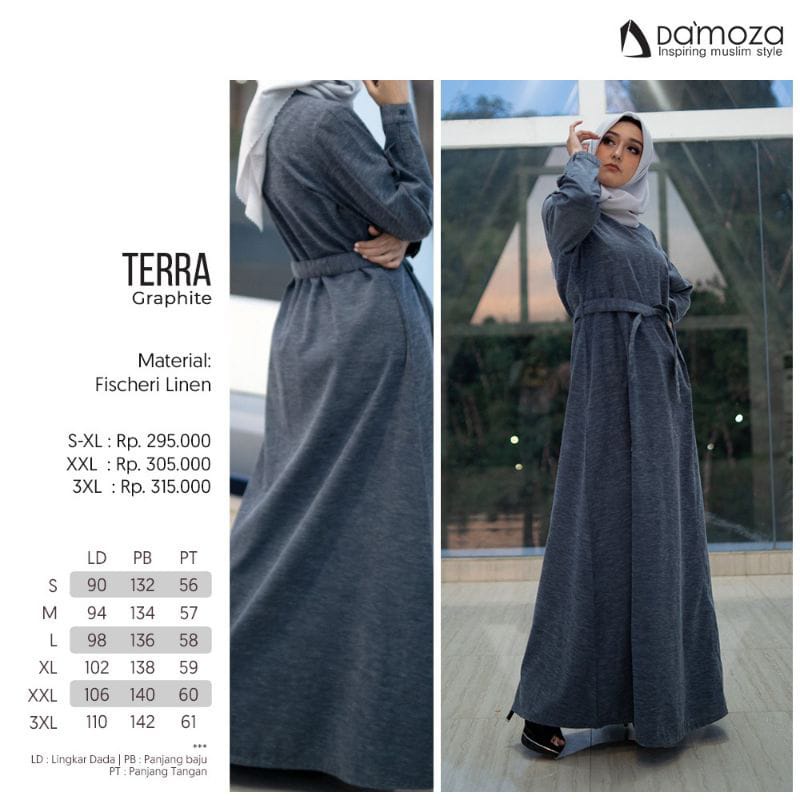 GAMIS DEWASA DAMOZA TERRA GRAPHITE