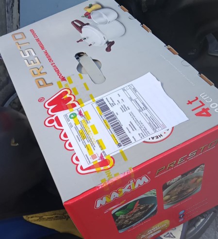 Maxim Panci Presto 4 Liter  Pressure Cooker 4l Pengempuk Ikan Daging