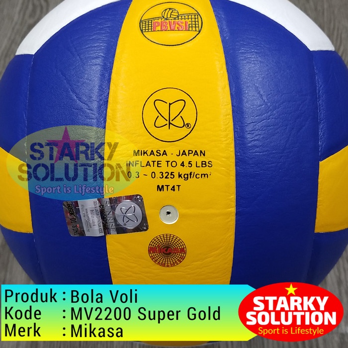 Bola Voli Mikasa Mv2200 Mv 2200 Super Gold Original Termurah