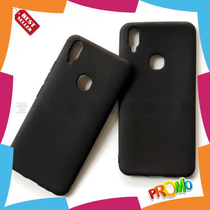 【CASING HP】 SLIM BLACK MATTE VIVO V9 Y85 WARNA HITAM