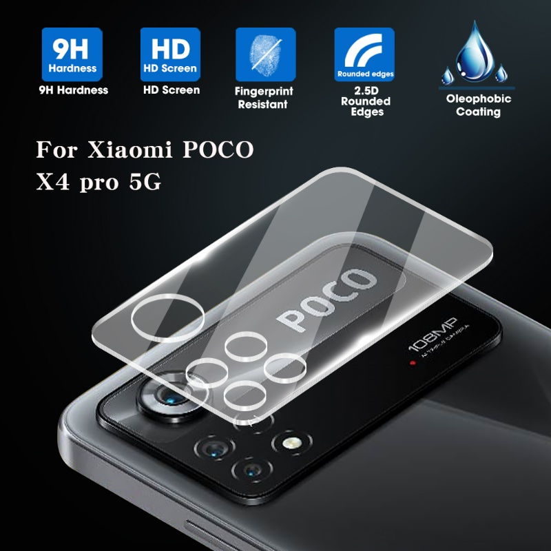 Tempered Glass Pelindung Lensa Kamera Belakang Anti Gores Untuk Xiaomi Poco X4 Pro 5G