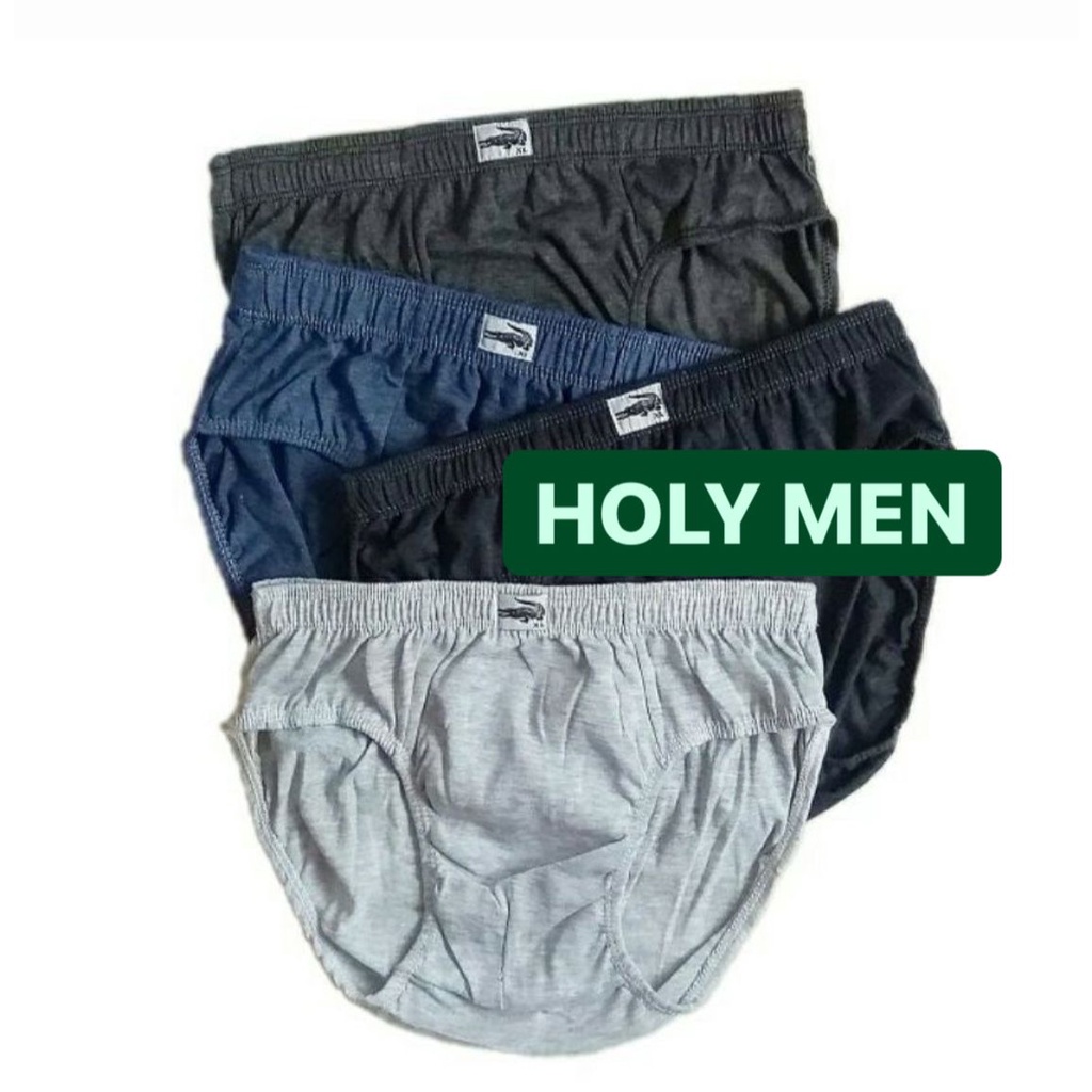 HOLY MEN | 3 PCS Celana Dalam pria DEWASA Bahan Katun Misty Isi 3 Pcs Art KDL 082
