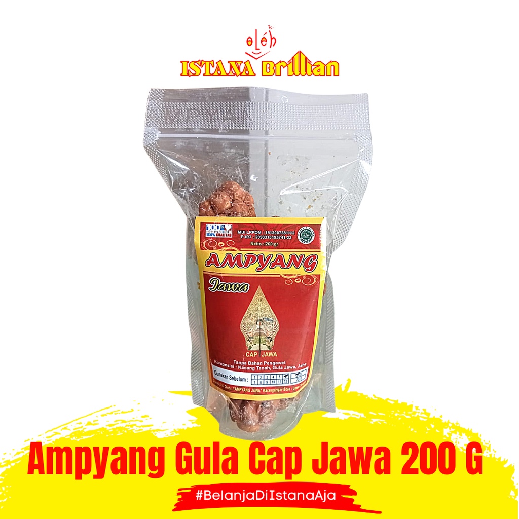 Ampyang Gula Kacang Cap Jawa 200 gr