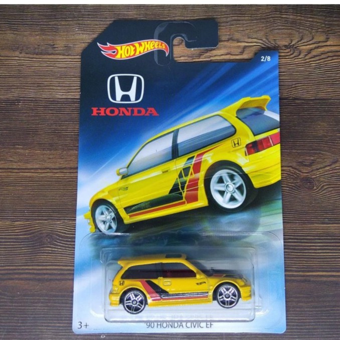 Hot Wheels Honda Series HW 90 Honda Civic EF KUNING HW Hotwheels Mobil Mainan Anak Original