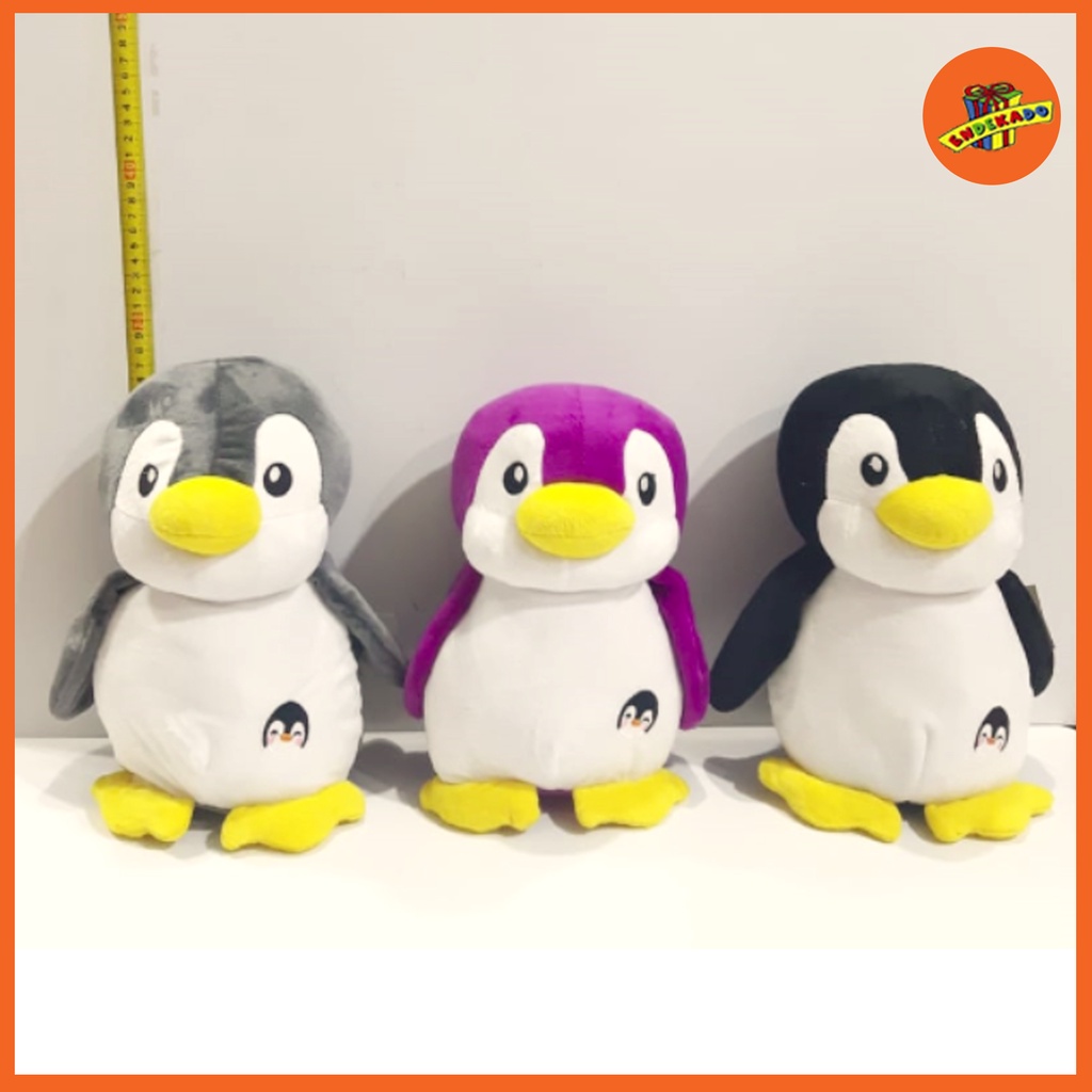 MAKASSAR! BONEKA PENGUIN BORDIR LUCU - Boneka Binatang