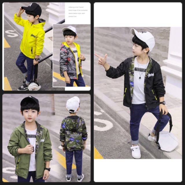 Jaket Reversible Army